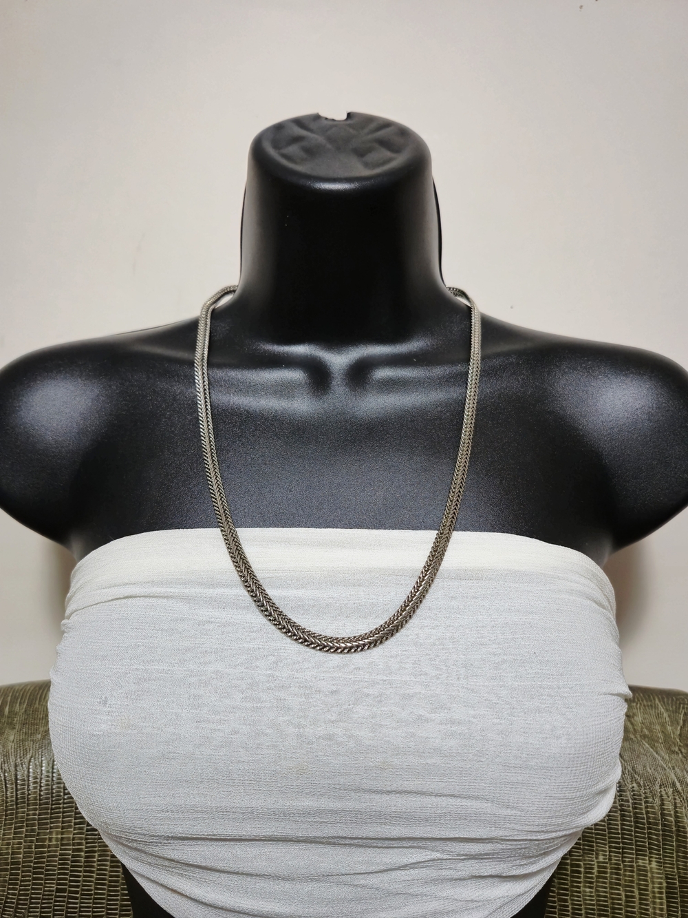 Womans Silver Chain Necklace